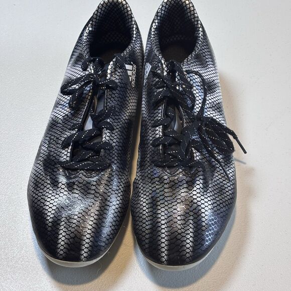 Adidas F10 Black Snake Print Soccer Shoes Mens 11 US Style B34860 2014 Soccer - Picture 1 of 8